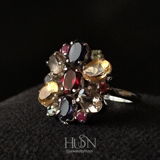 Celestial Cluster Ring