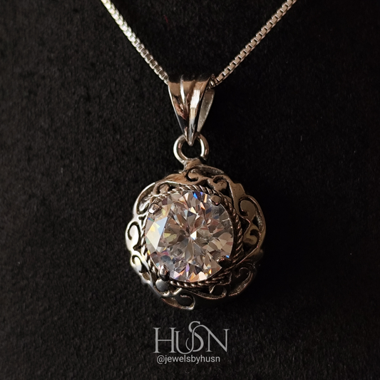 Filigree Gemstone Pendant